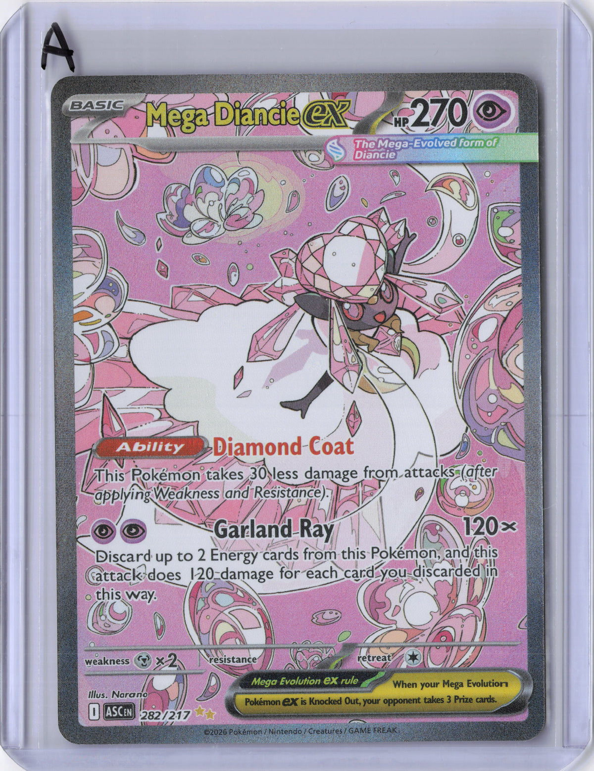 Mega Diancie ex - 282/217 - ME: Ascended Heroes (ASC)