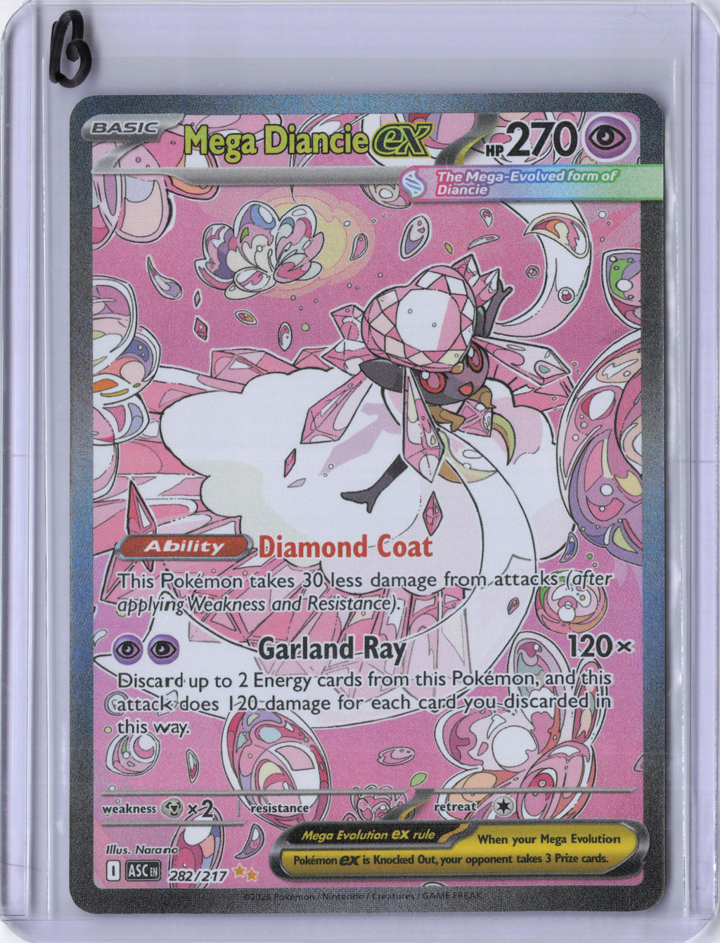 Mega Diancie ex - 282/217 - ME: Ascended Heroes (ASC)