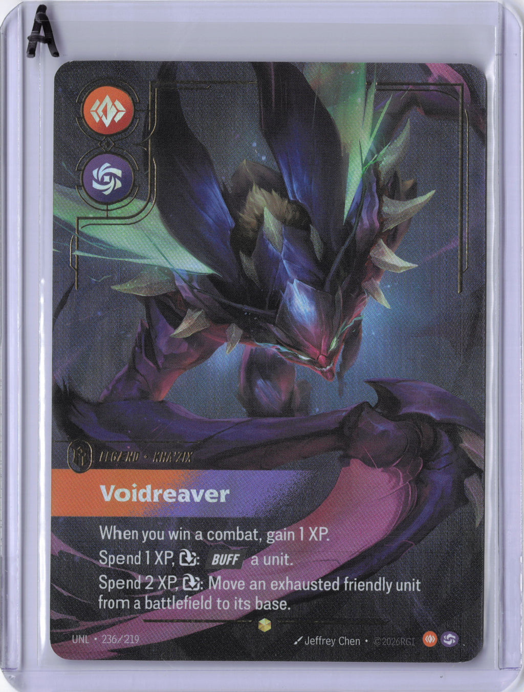 Kha'Zix, Voidreaver (Overnumbered) - Unleashed (UNL)