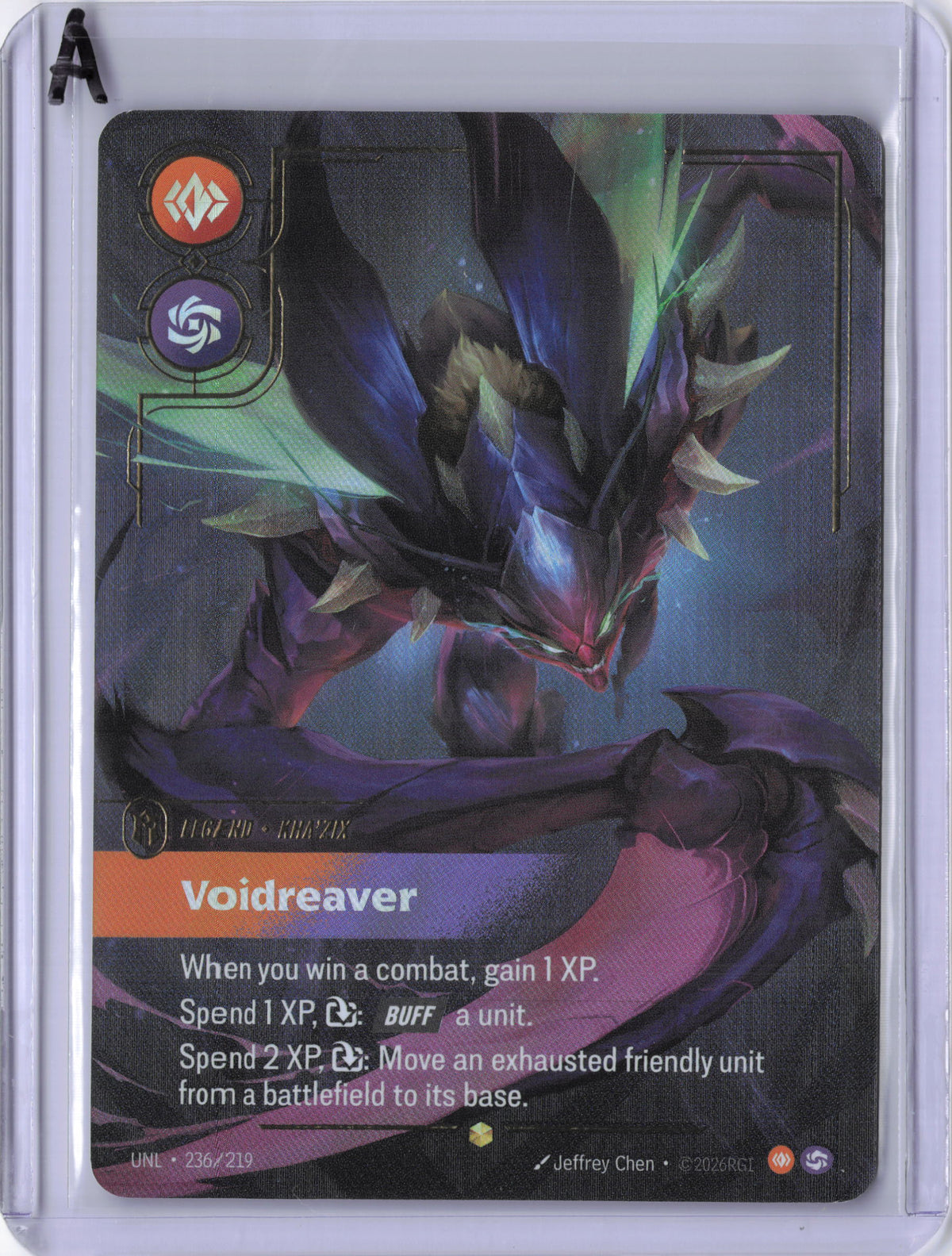 Kha'Zix, Voidreaver (Overnumbered) - Unleashed (UNL)