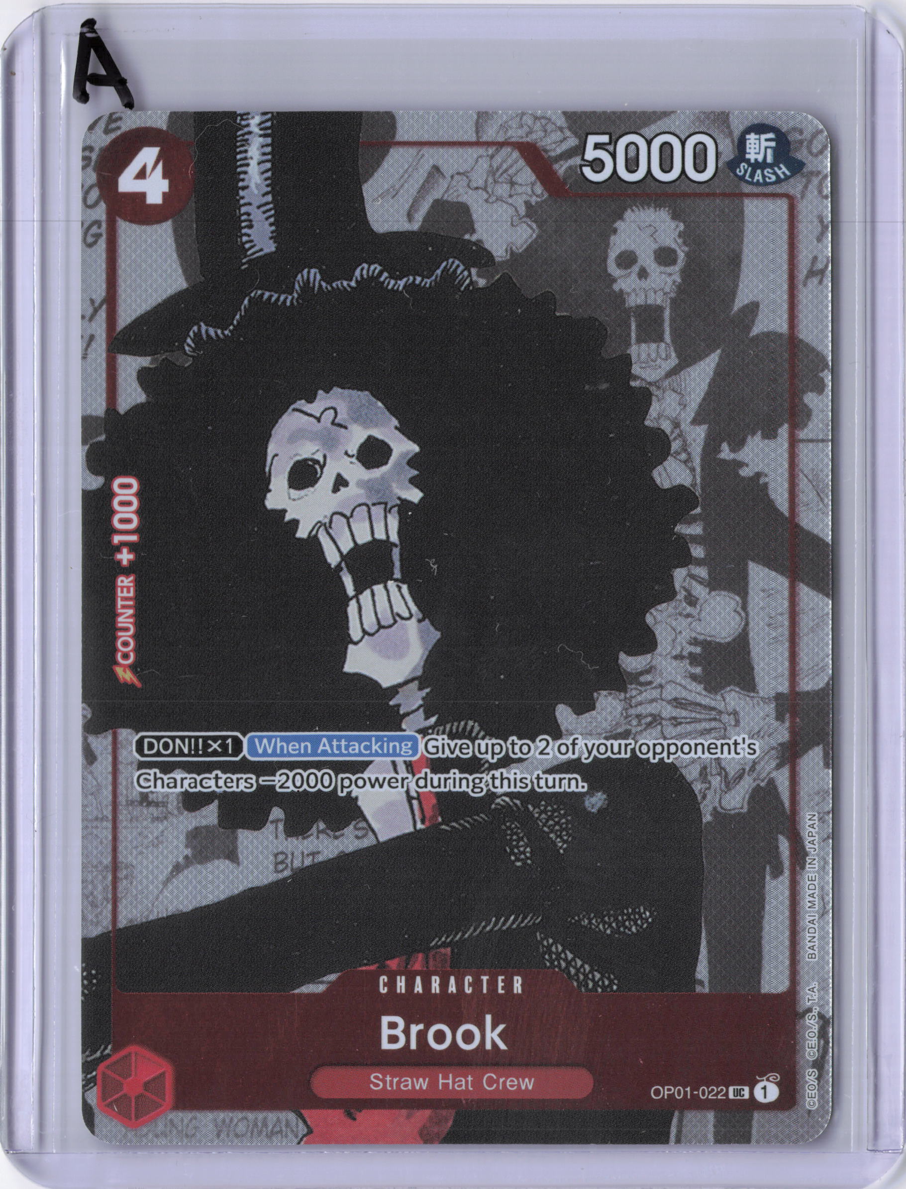 Brook - OP01-022 (Alternate Art) - One Piece Promotion Cards (OP-PR)