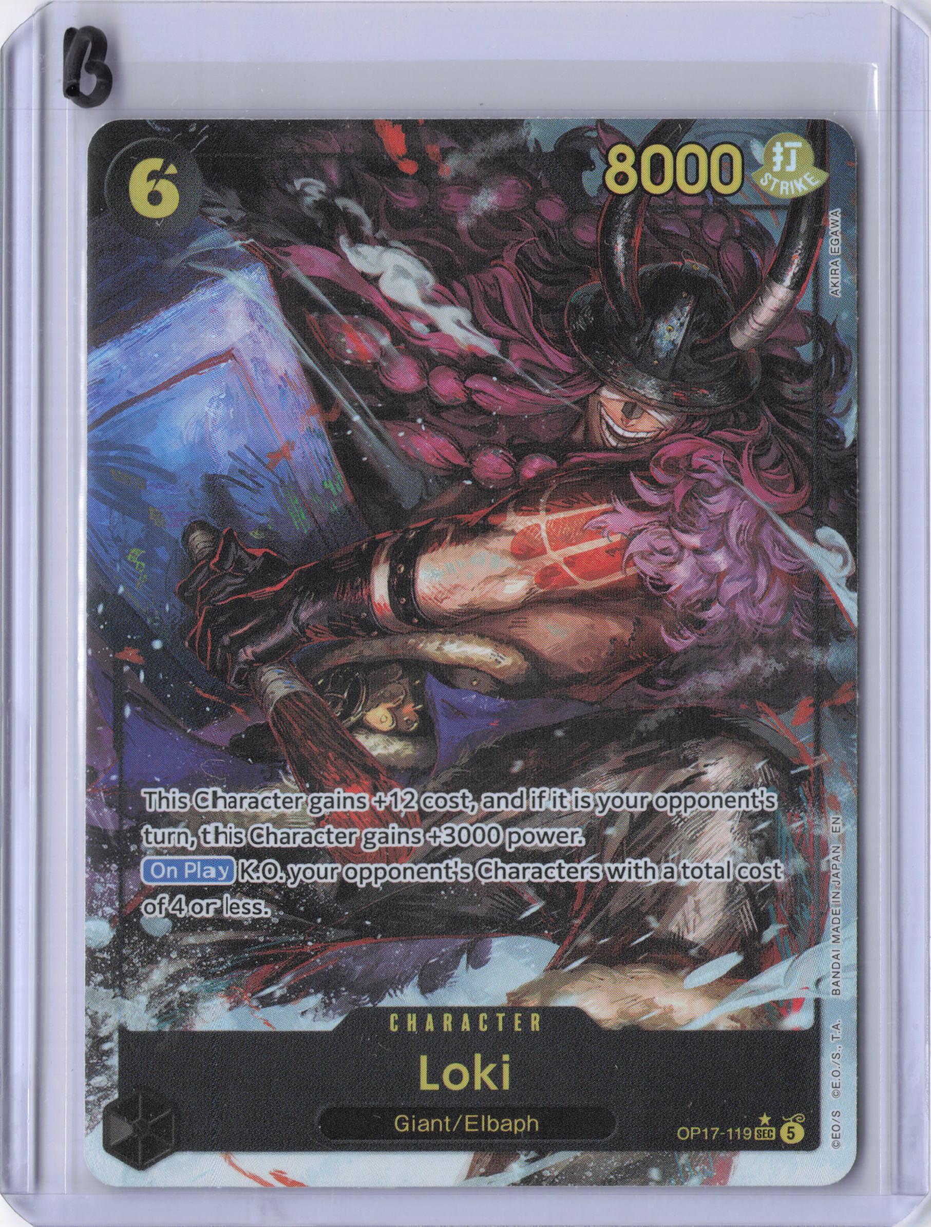Loki (Alternate Art) - The World's Strongest Warriors (OP17)