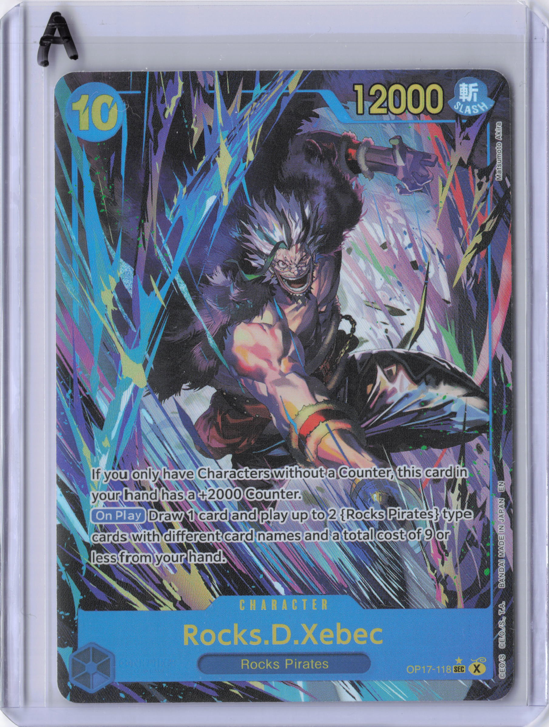 Rocks.D.Xebec (118) (Alternate Art) - The World's Strongest Warriors (OP17)