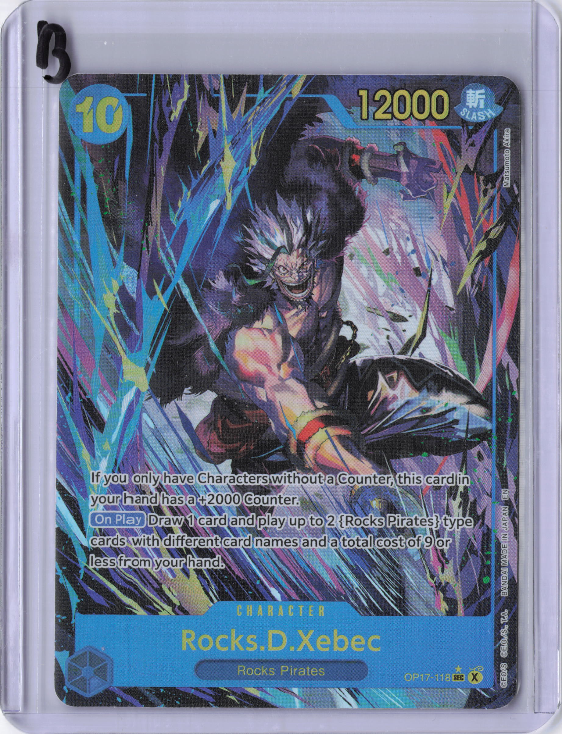 Rocks.D.Xebec (118) (Alternate Art) - The World's Strongest Warriors (OP17)