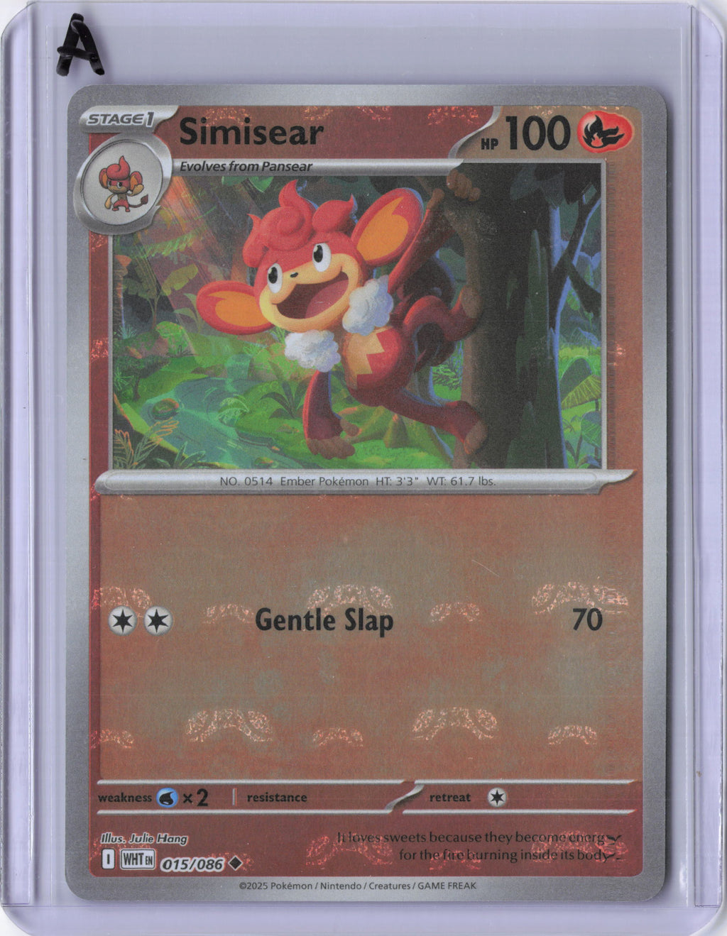 Simisear (Master Ball Pattern) - SV: White Flare (WHT)