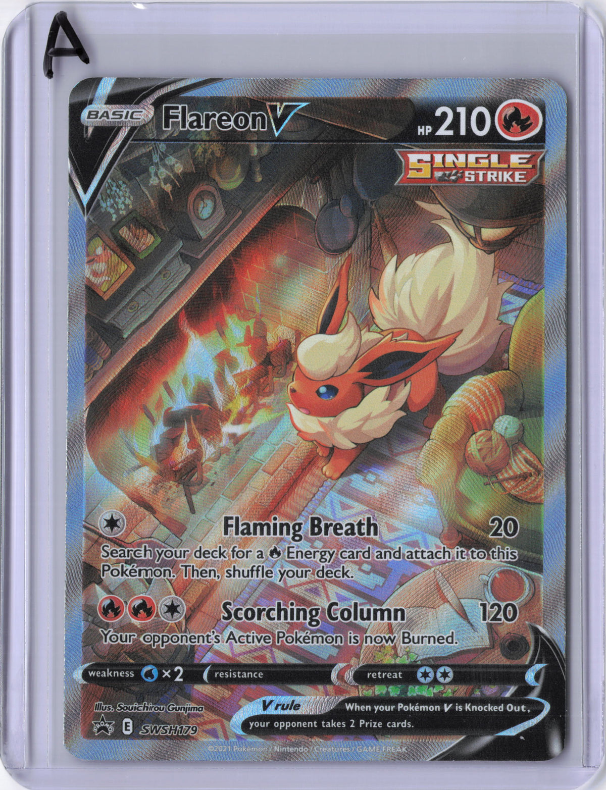 Flareon V - SWSH179 - SWSH: Sword & Shield Promo Cards (SWSD) - LP