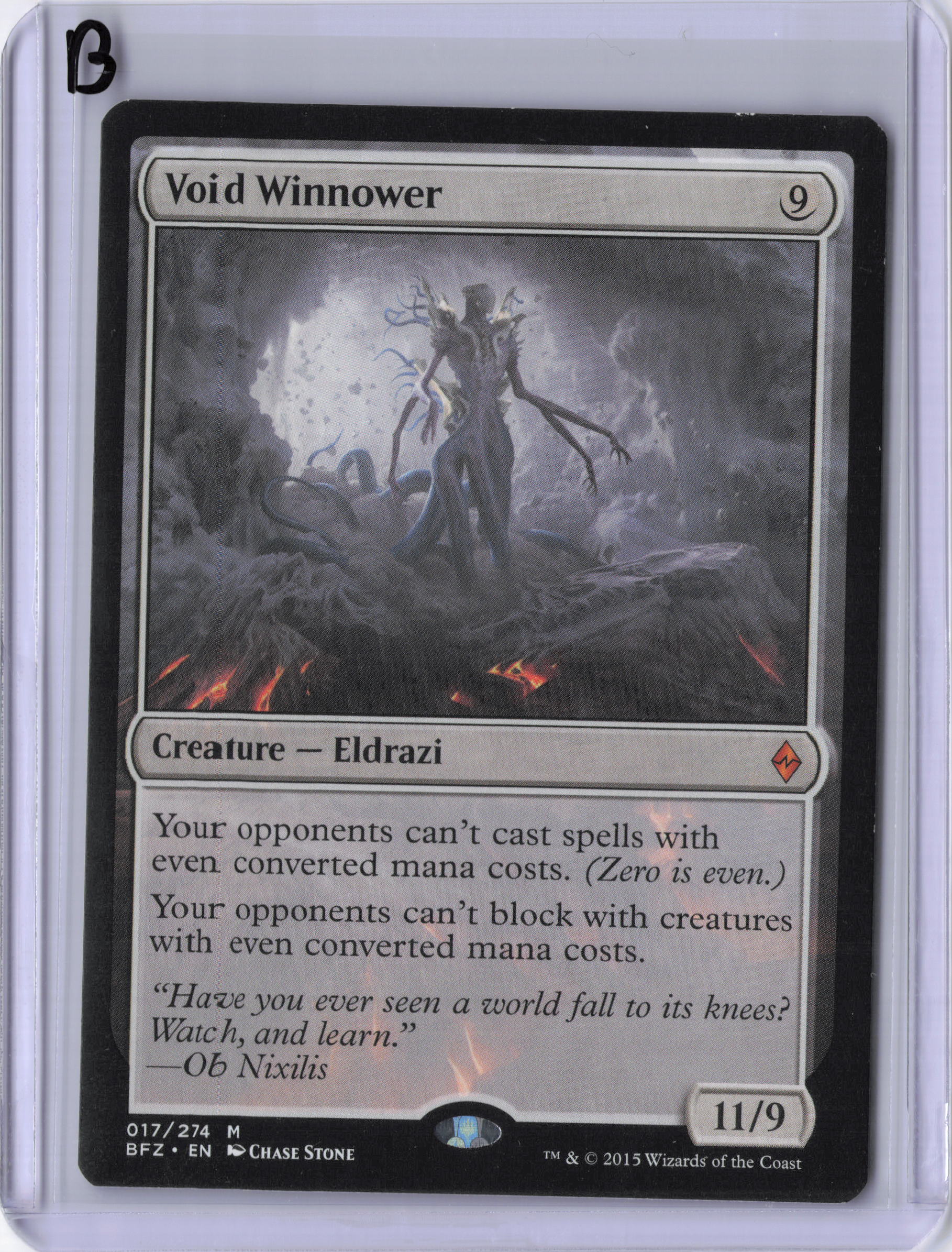 Void Winnower - Battle for Zendikar (BFZ)