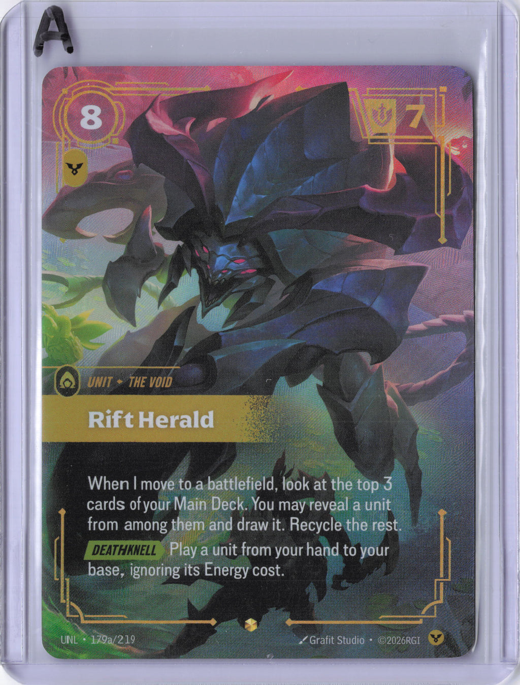 Rift Herald (Alternate Art) - Unleashed (UNL)