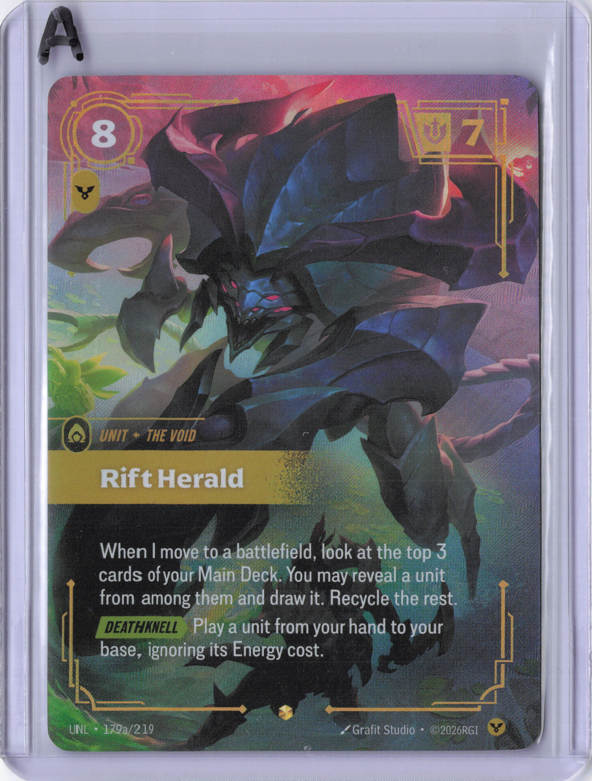 Rift Herald (Alternate Art) - Unleashed (UNL)