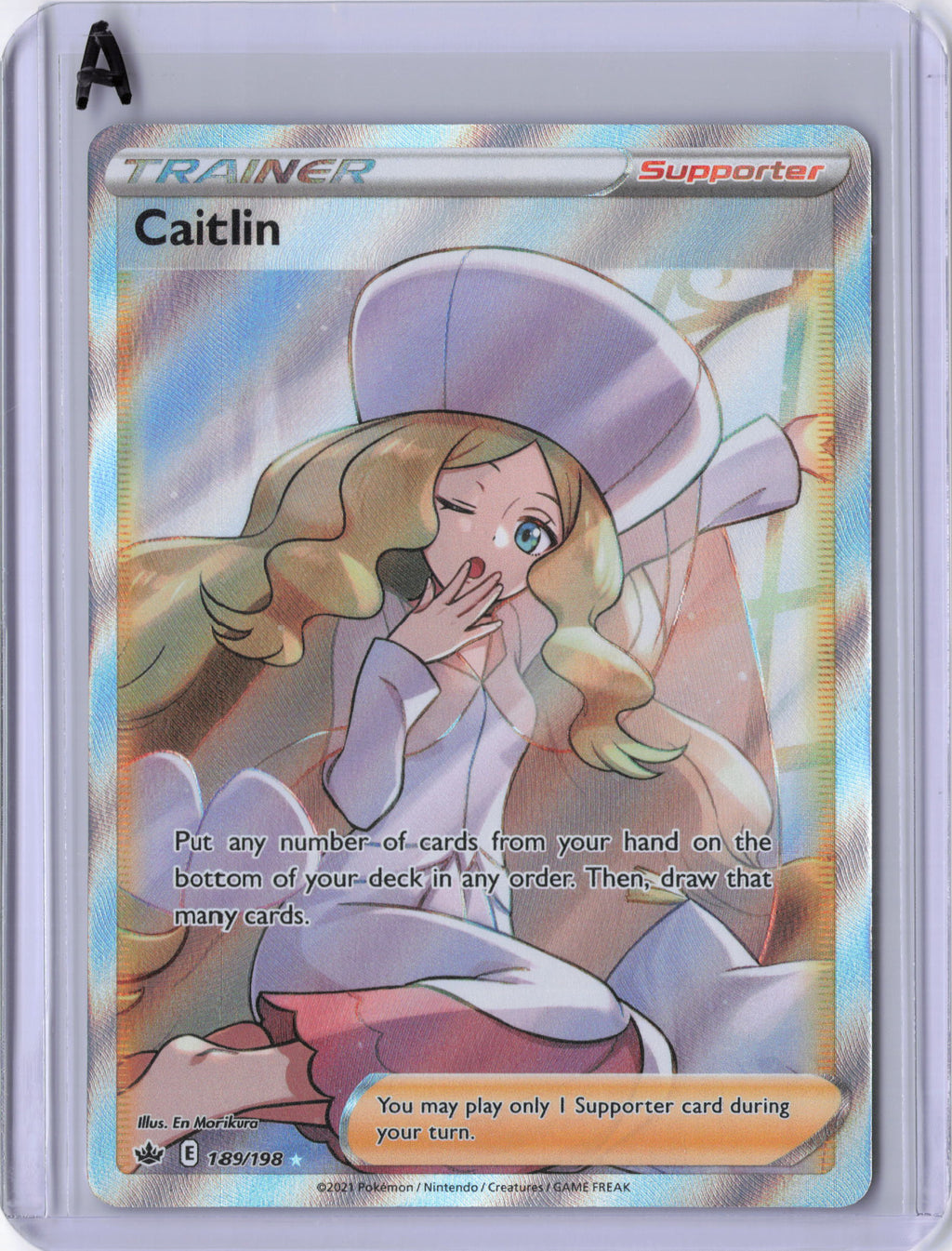 Caitlin (Full Art) - SWSH06: Chilling Reign (SWSH06)