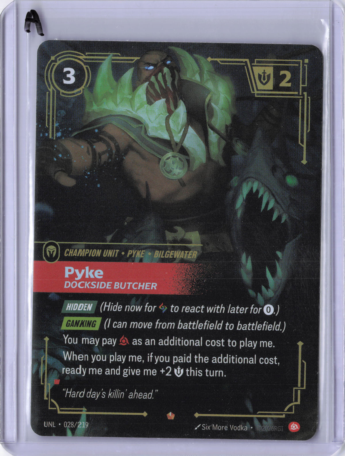Pyke, Dockside Butcher - Unleashed (UNL)