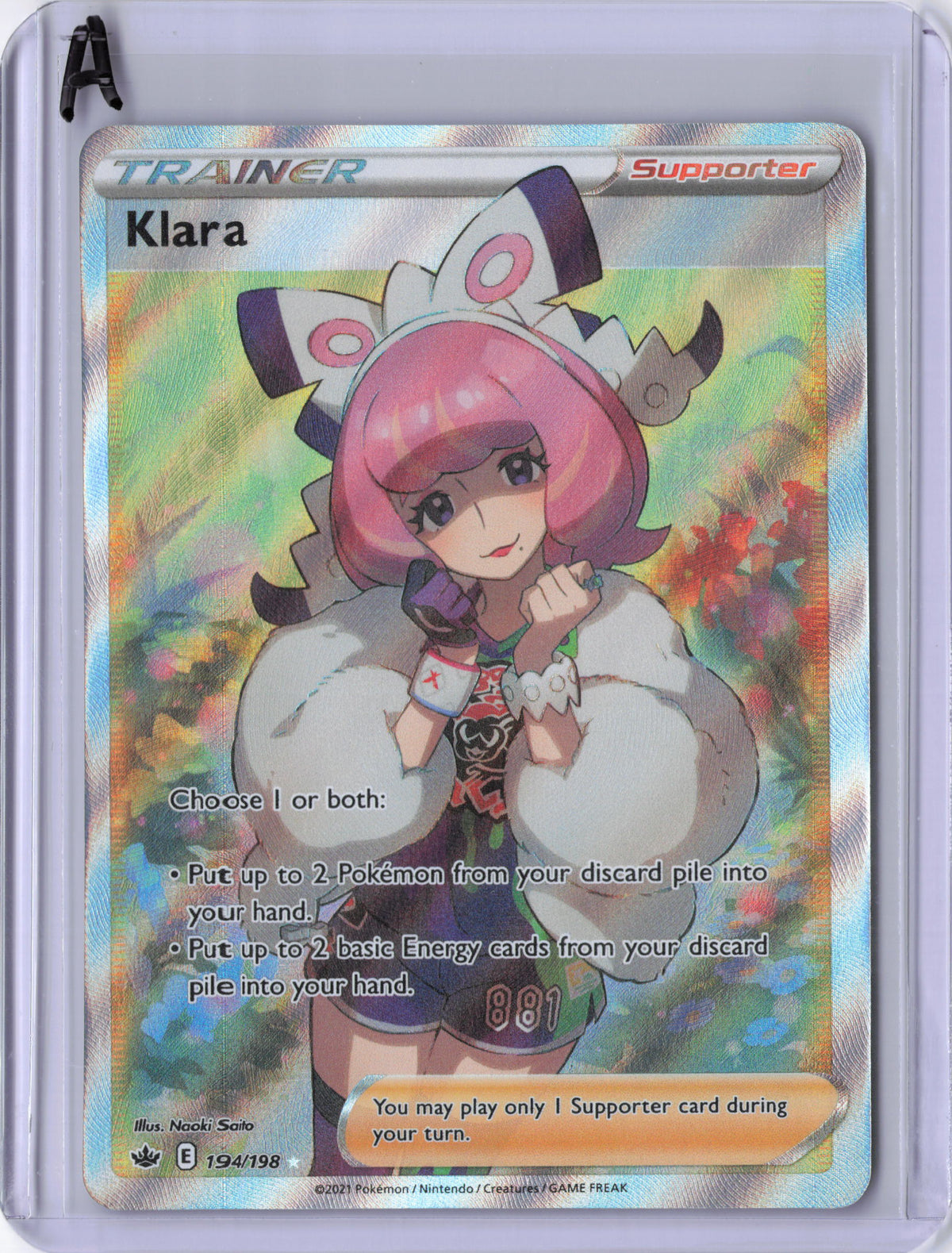 Klara (Full Art) - SWSH06: Chilling Reign (SWSH06)