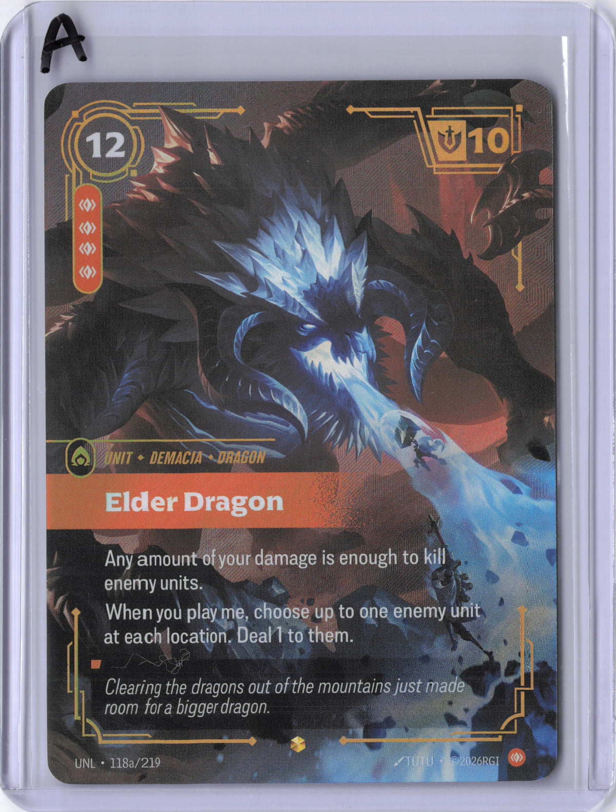 Elder Dragon (Alternate Art) - Unleashed (UNL)