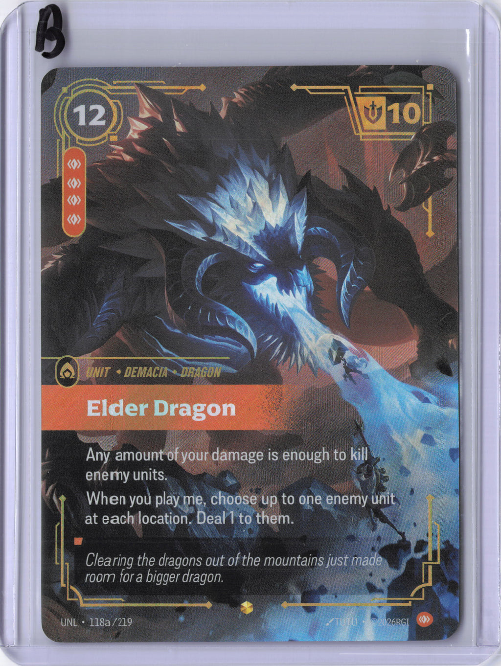 Elder Dragon (Alternate Art) - Unleashed (UNL)