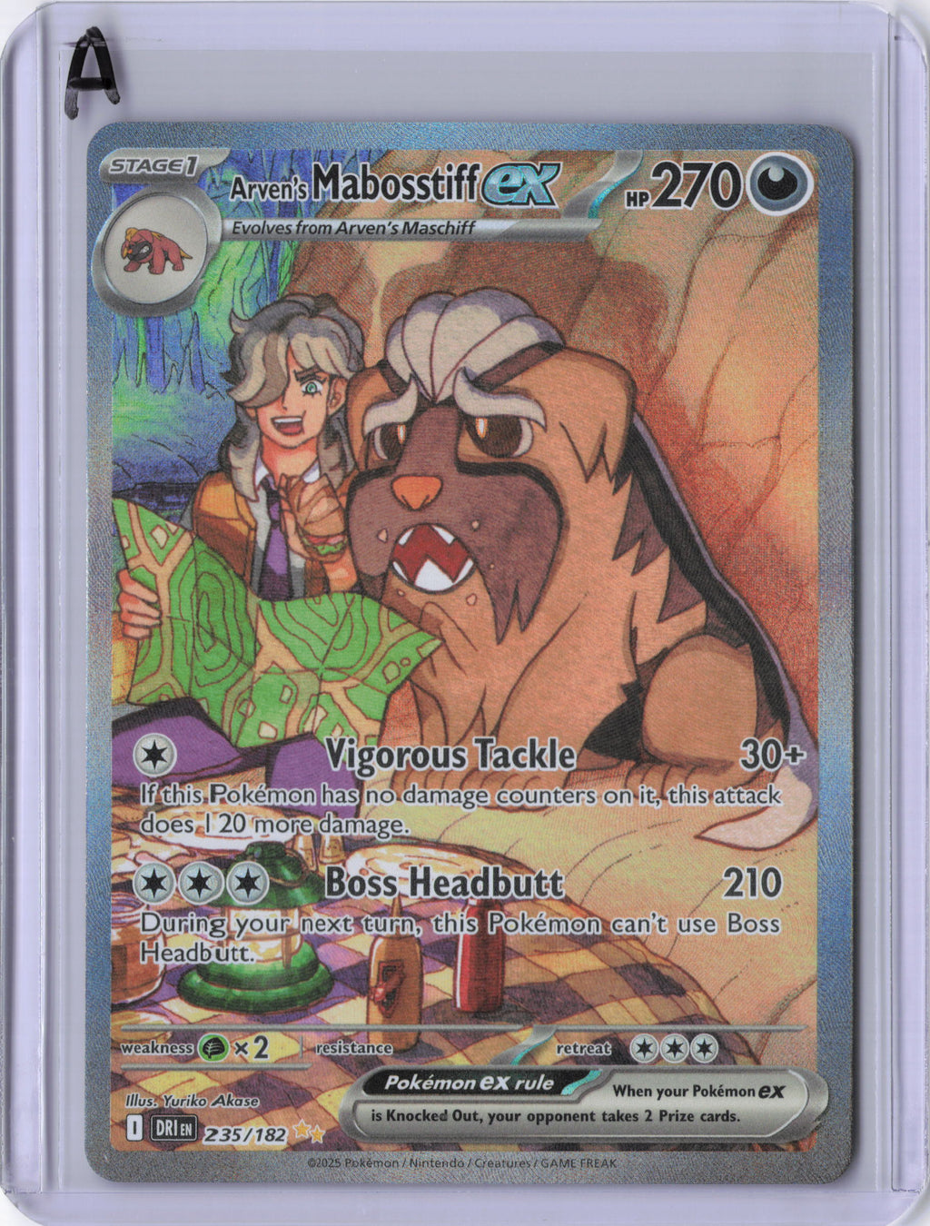 Arven's Mabosstiff ex - 235/182 - SV10: Destined Rivals (DRI)