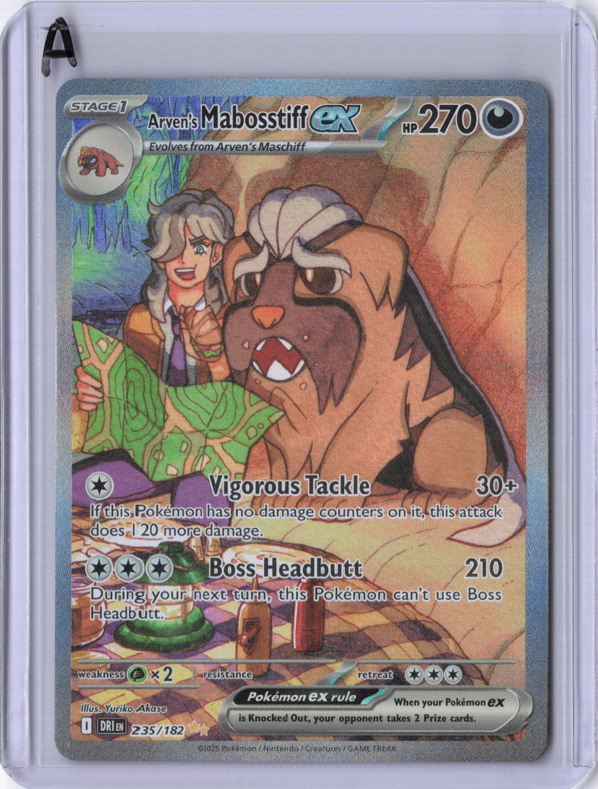 Arven's Mabosstiff ex - 235/182 - SV10: Destined Rivals (DRI)