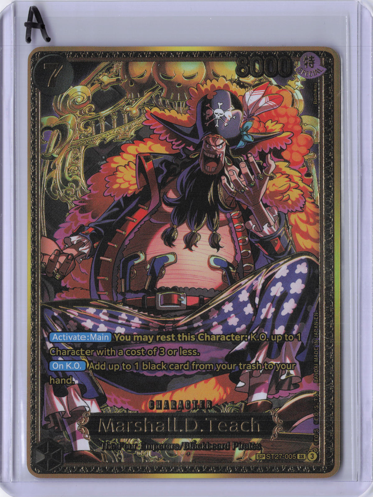 Marshall.D.Teach (ST27-005) (SP) - The World's Strongest Warriors (OP17)