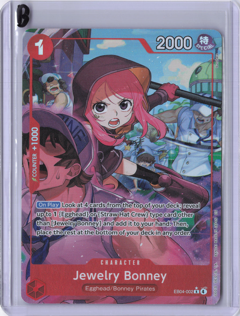 Jewelry Bonney (EB04-002) (Alternate Art) - Adventure on Kami's Island (OP15-EB04)