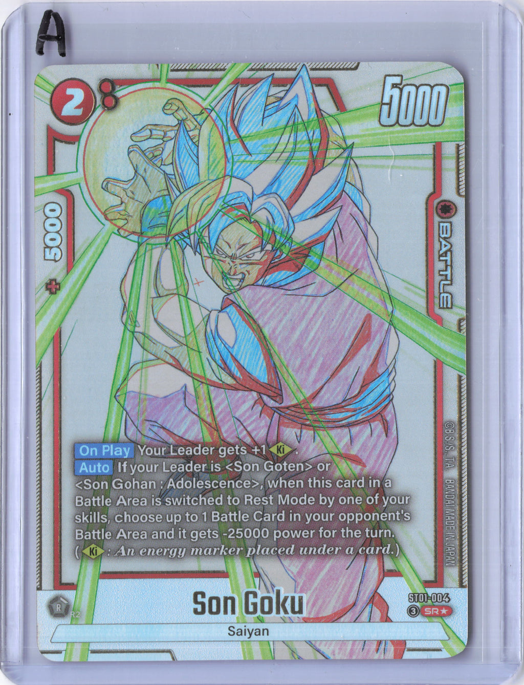 Son Goku - ST01-004 (Alternate Art) - Story Booster 01 (ST01)