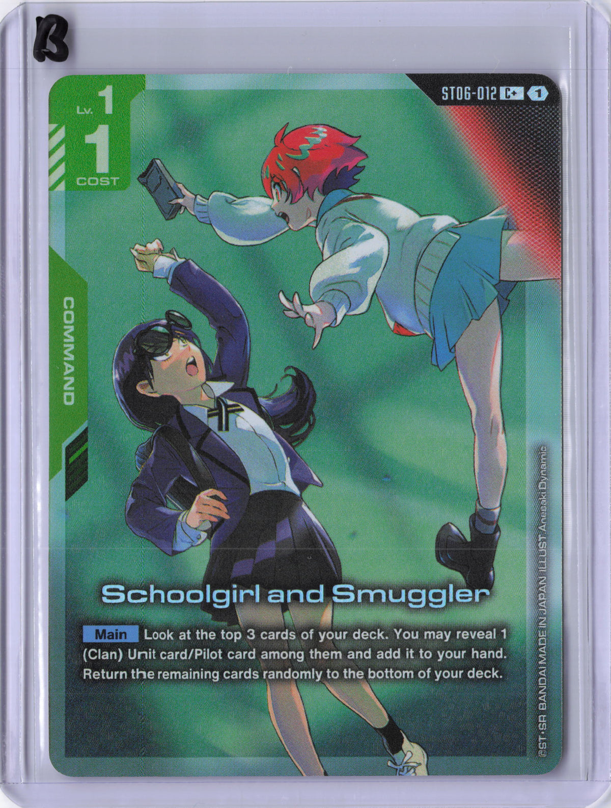 Schoolgirl and Smuggler (C+) - Starter Deck 06: Clan Unity (ST06)