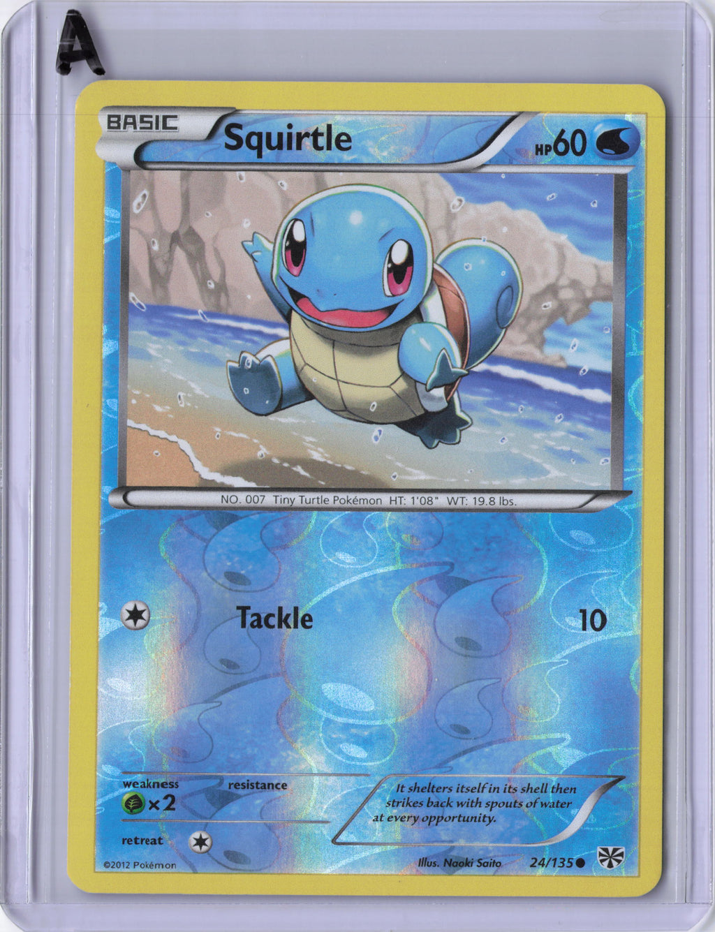 Squirtle (Reverse Holo) - Plasma Storm (PLS) LP