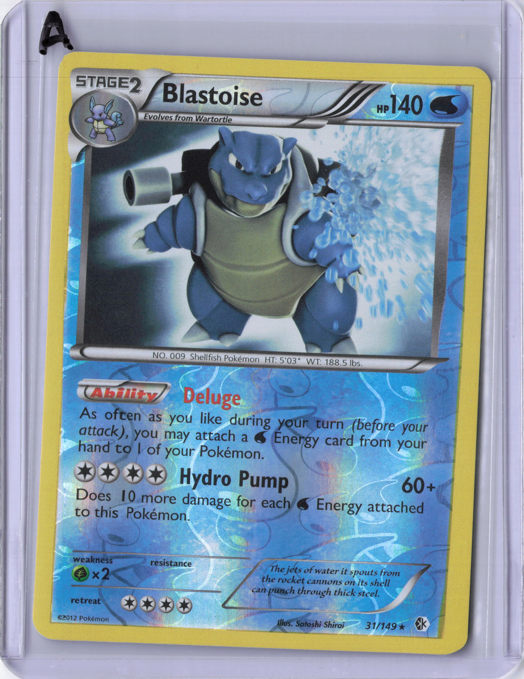 Blastoise (Reverse Holo) - Boundaries Crossed (BCR) LP
