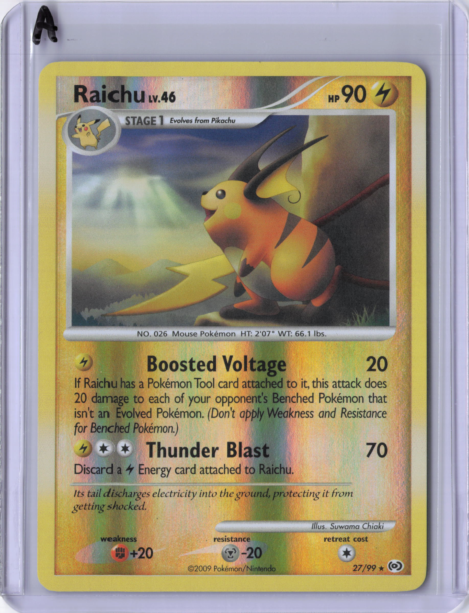 Raichu (Reverse Holo) - Arceus (AR)