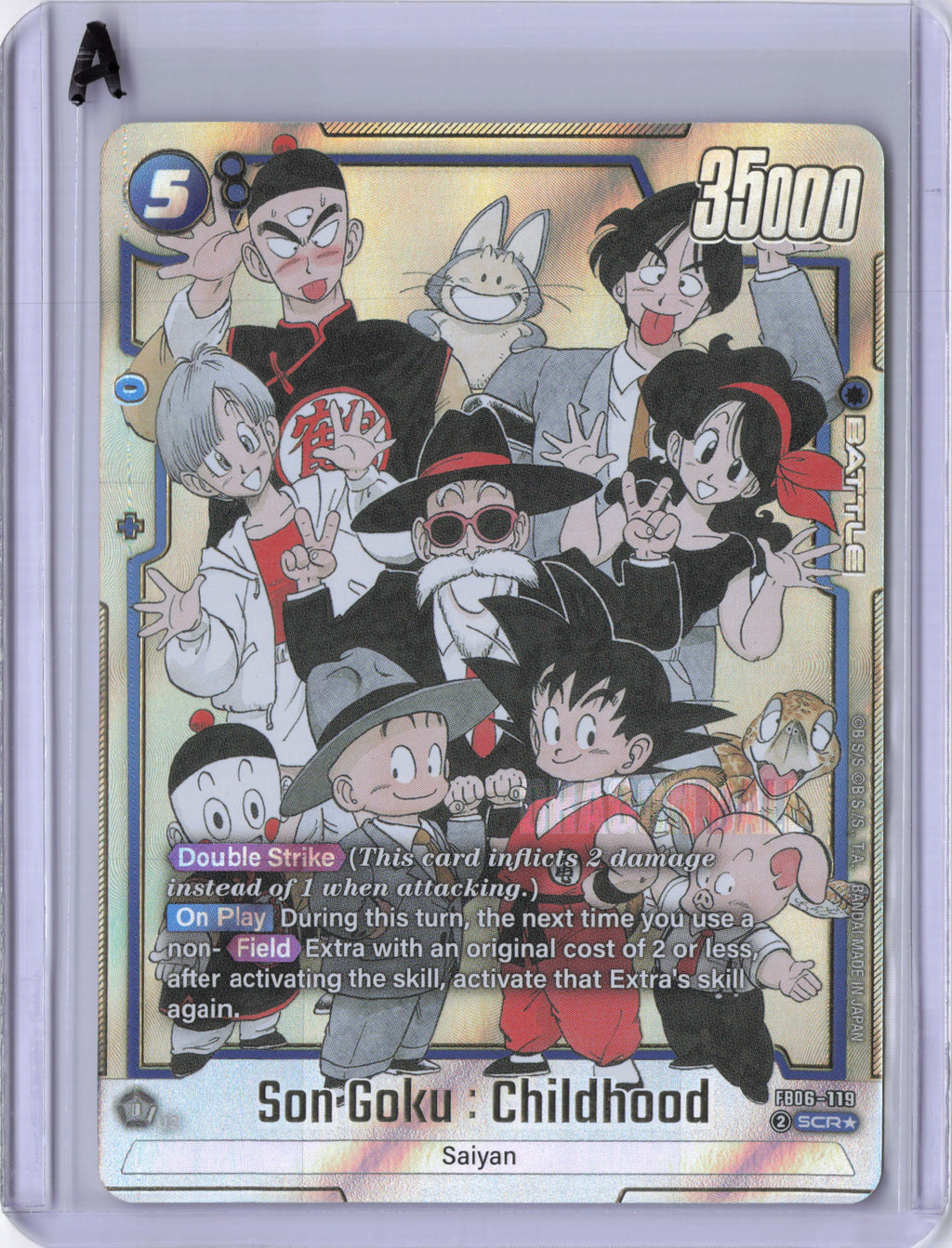 Son Goku : Childhood - FB06-119 (Alternate Art) - Manga Booster 02 (SB02)