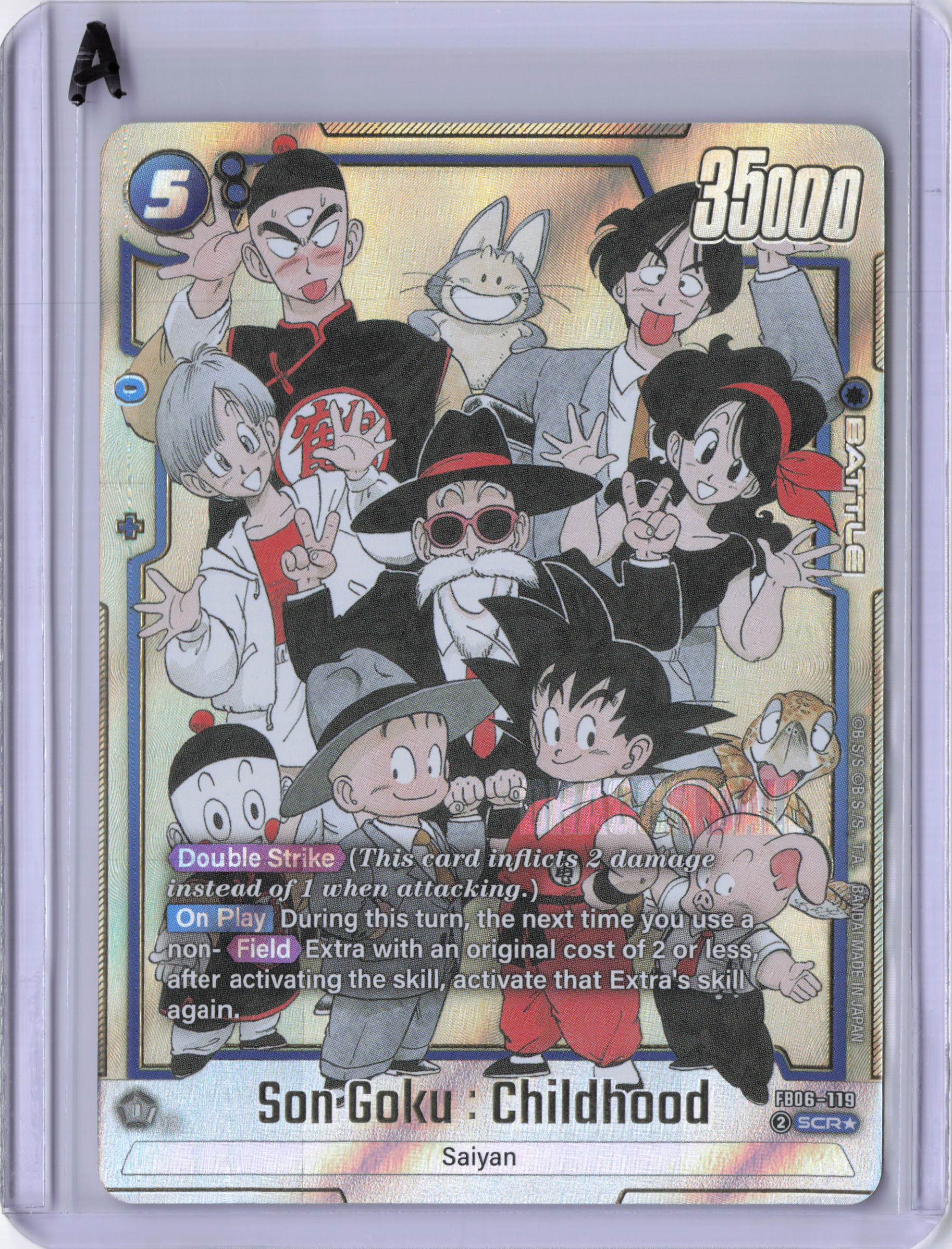 Son Goku : Childhood - FB06-119 (Alternate Art) - Manga Booster 02 (SB02)