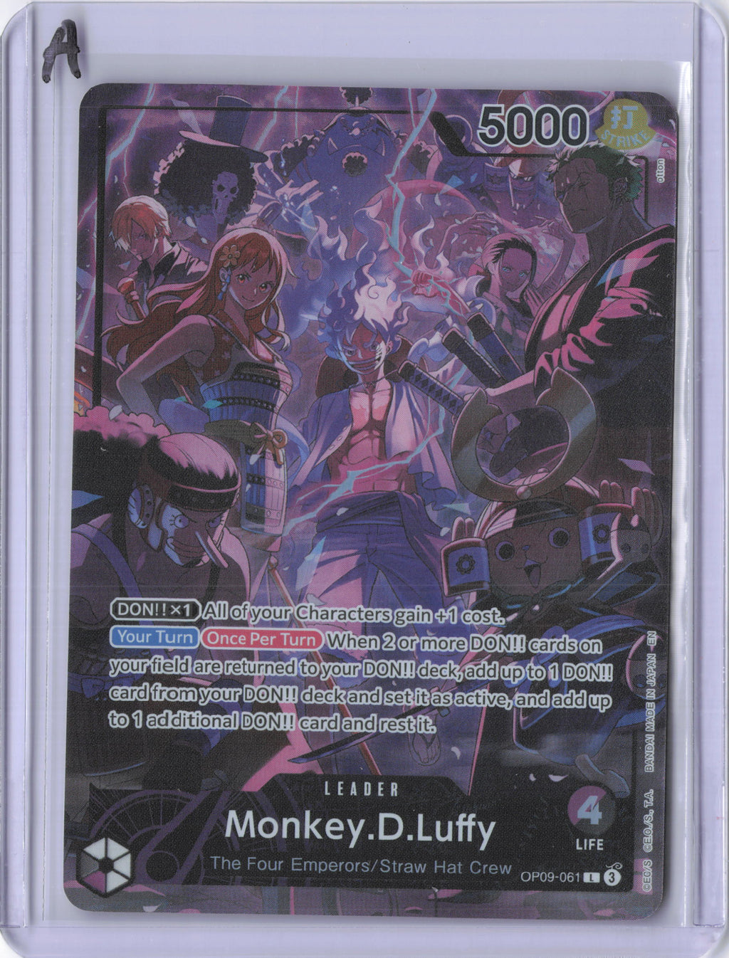 Monkey.D.Luffy (English Version 2nd Anniversary Set) - One Piece Promotion Cards (OP-PR)