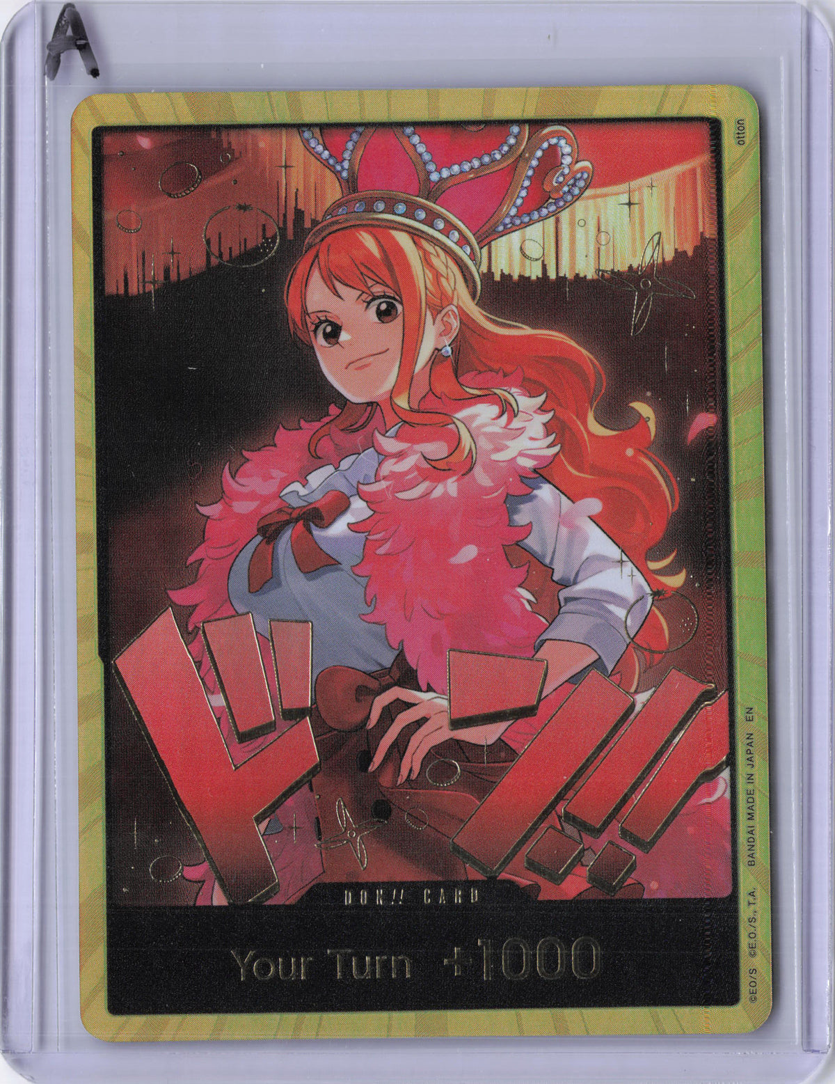 DON!! Card (Nami) (Gold) - Extra Booster: One Piece Heroines Edition (EB-03-04)