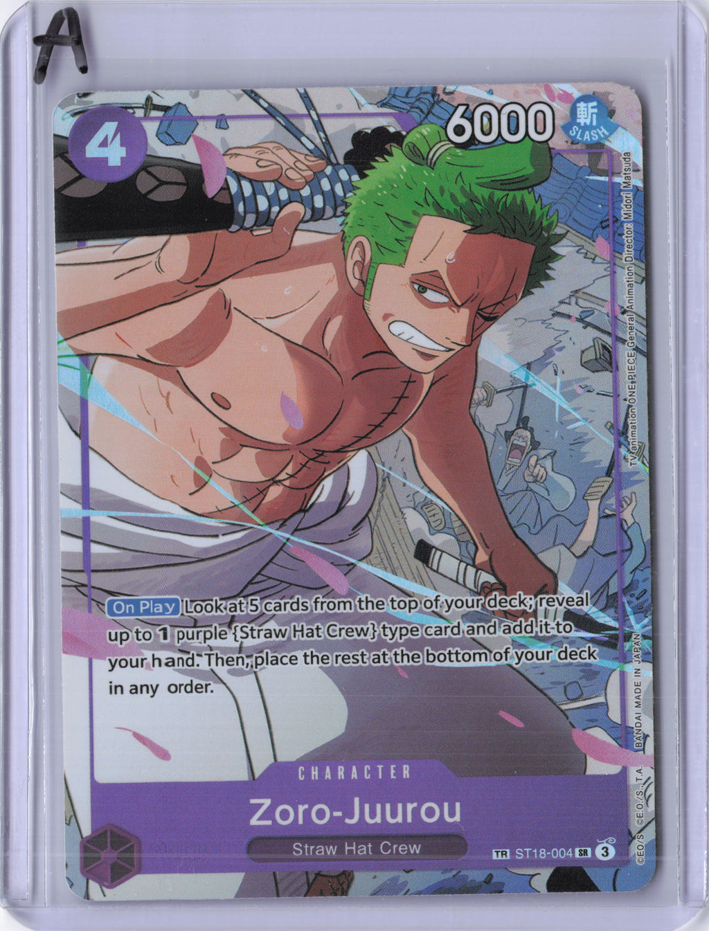 Zoro-Juurou (ST18-004) - Emperors in the New World (OP09)