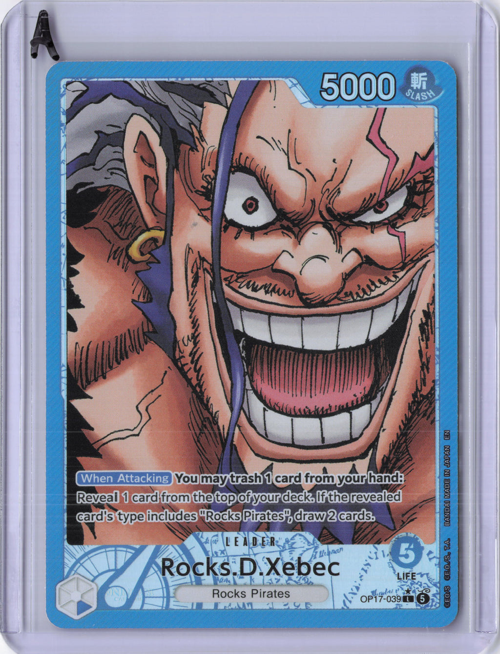 Rocks.D.Xebec (039) (Alternate Art) - The World's Strongest Warriors (OP17)