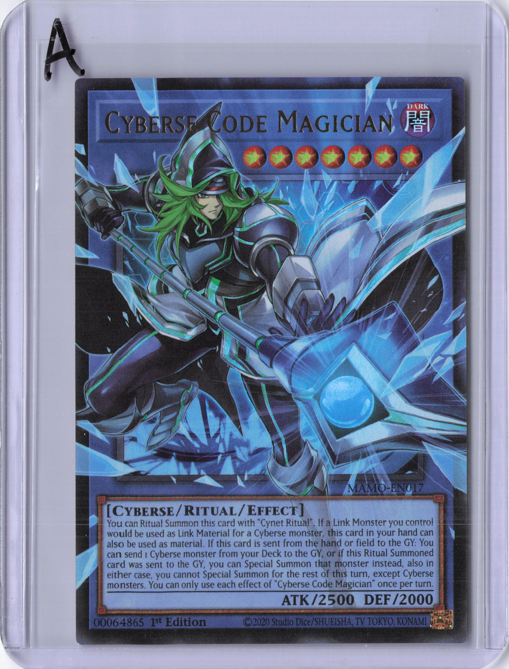 Cyberse Code Magician (Extended Art) - Magnificent Monsters (MAMO)