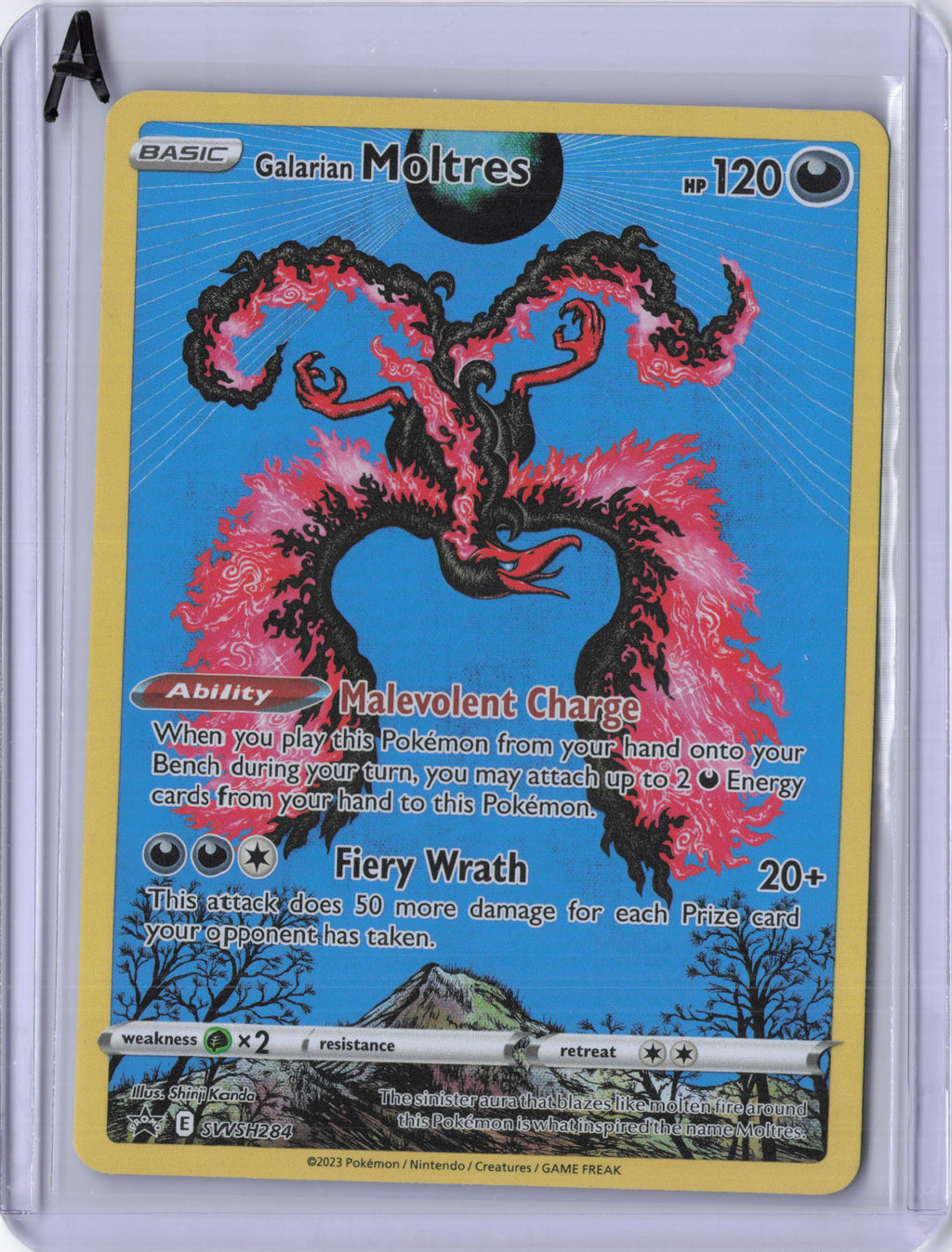 Galarian Moltres - SWSH284 - SWSH: Sword & Shield Promo Cards (SWSD)