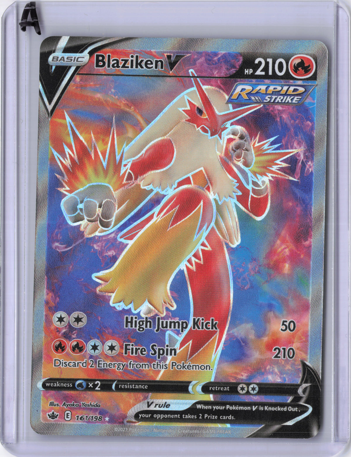 Blaziken V (Full Art) - SWSH06: Chilling Reign (SWSH06)