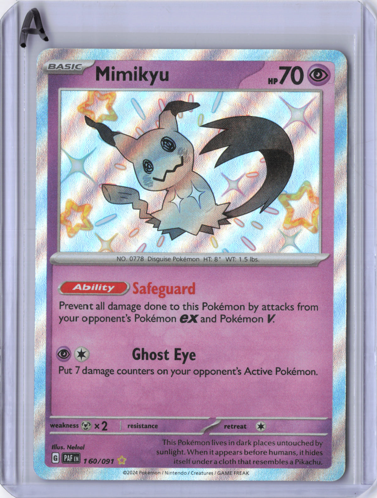 Mimikyu -160/091 - SV: Paldean Fates (PAF)
