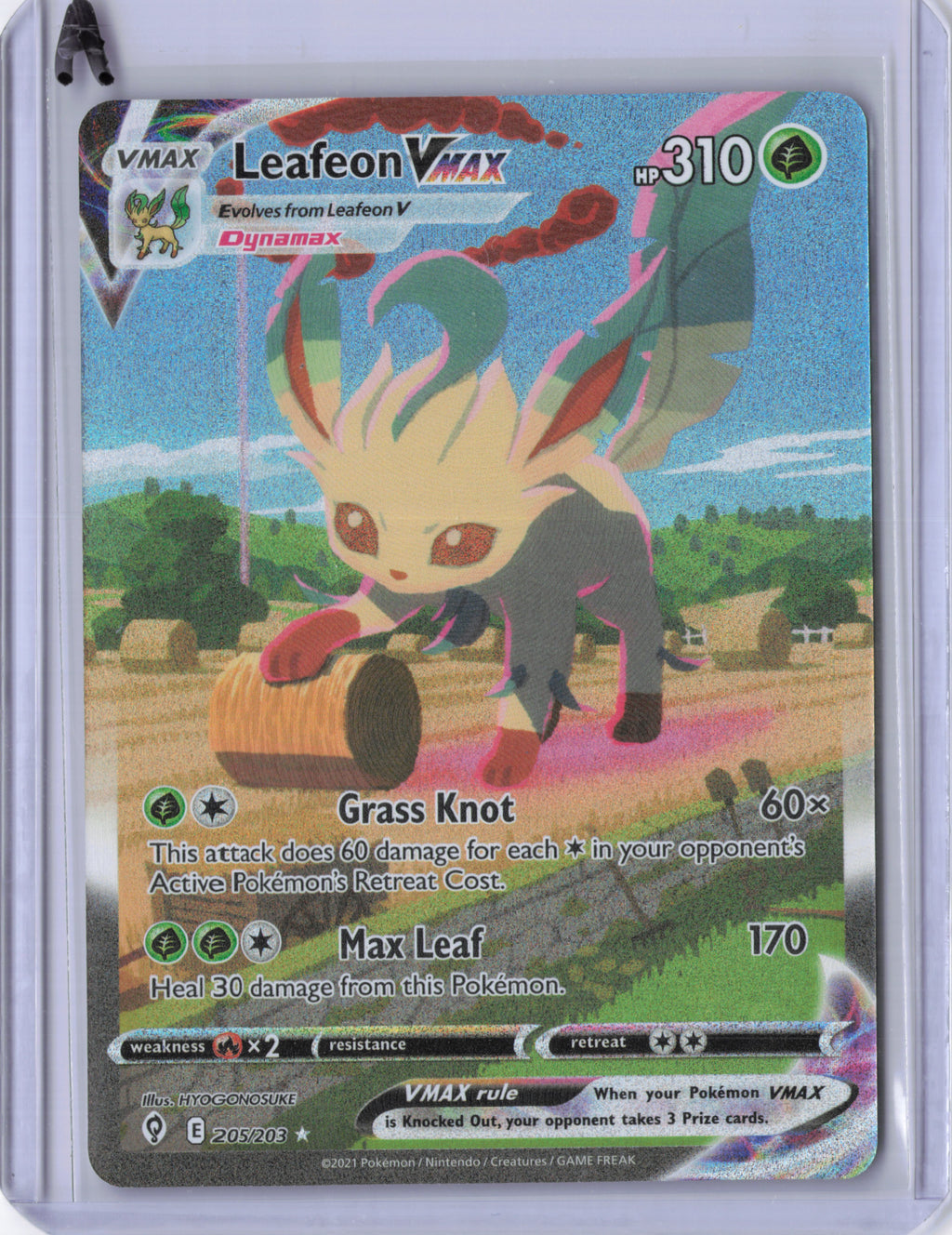 Leafeon VMAX (Alternate Art Secret) - SWSH07: Evolving Skies (SWSH07)