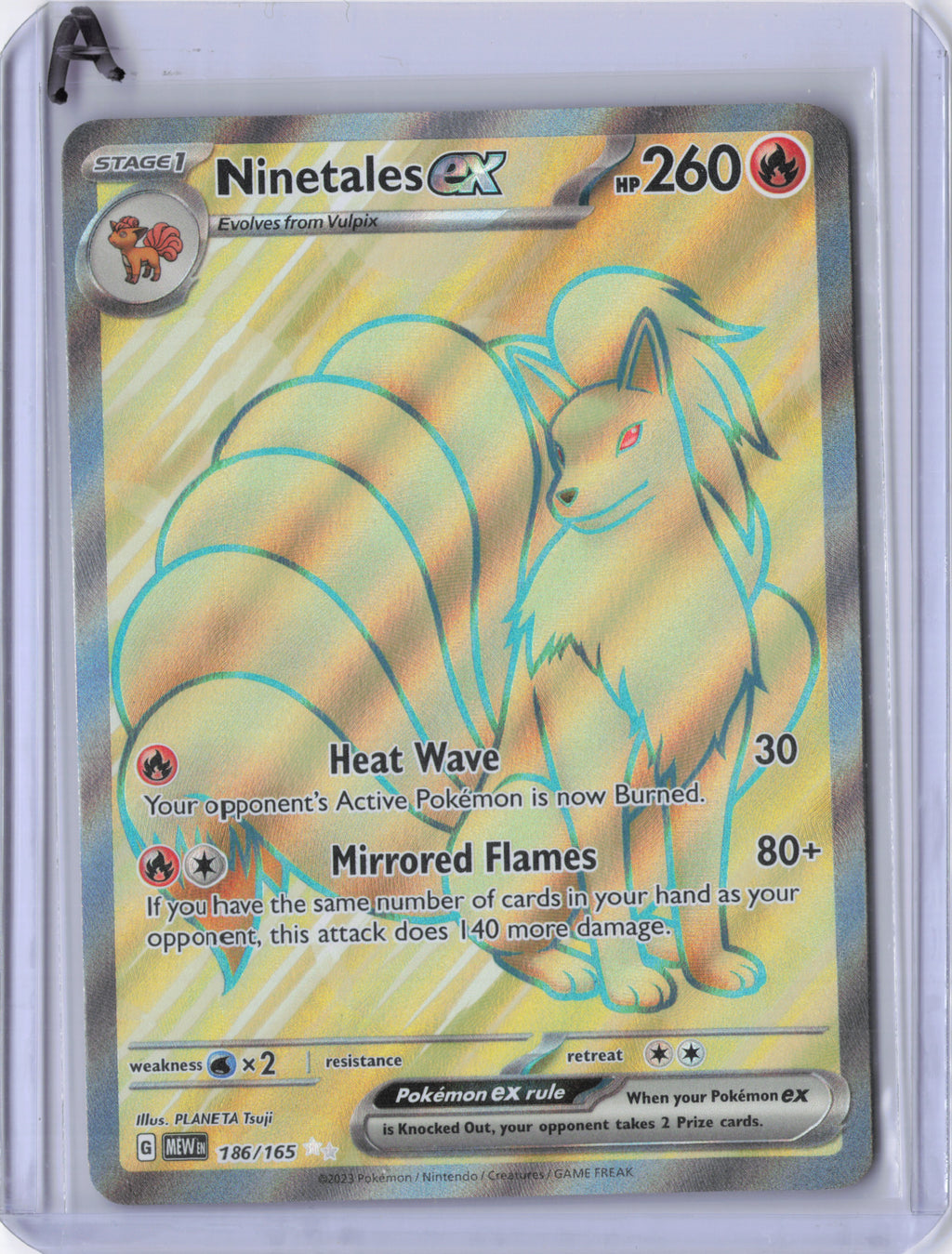 Ninetales ex - 186/165 - SV: Scarlet & Violet 151