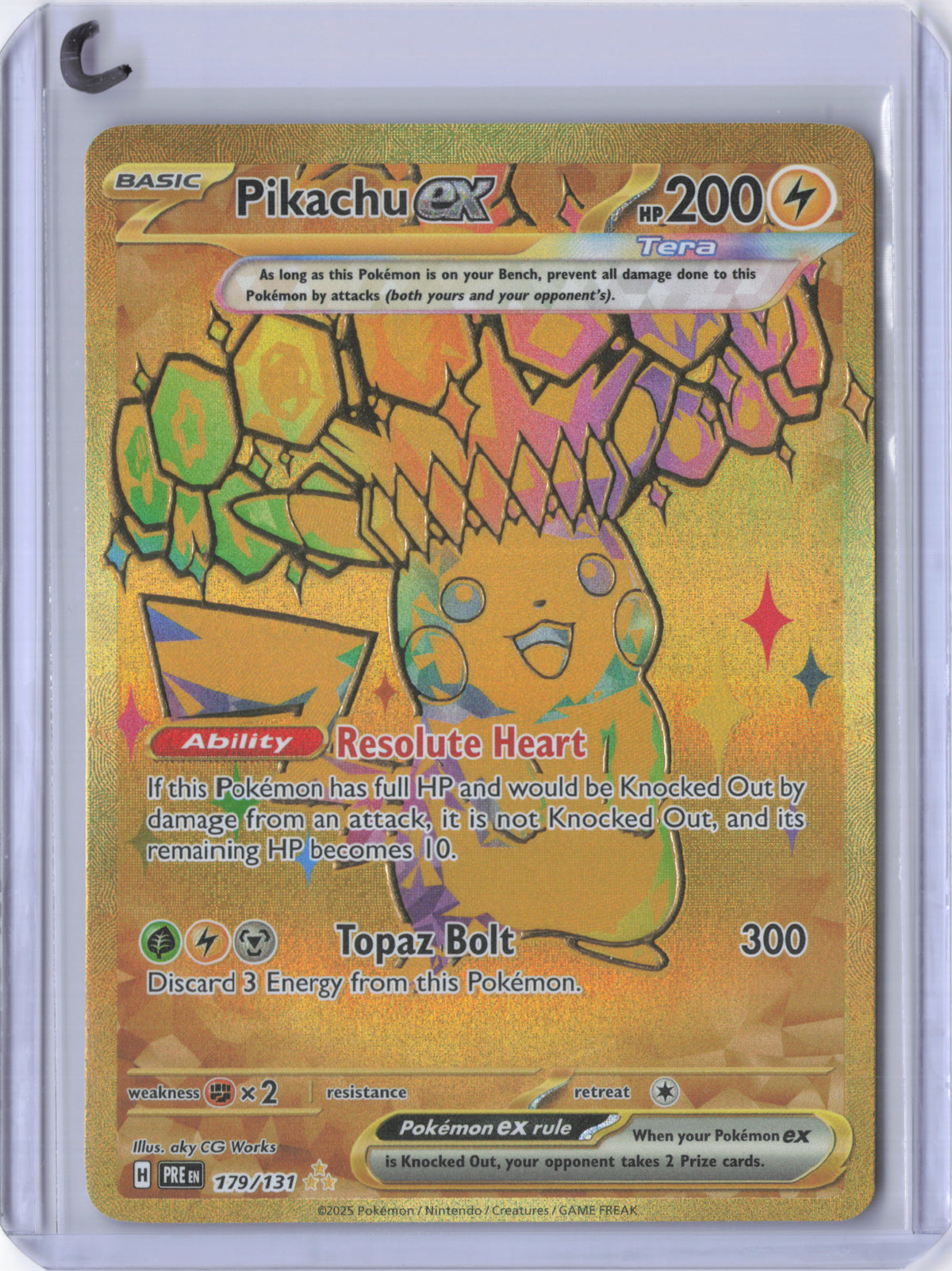 Pikachu ex - 179/131 - SV: Prismatic Evolutions (PRE)