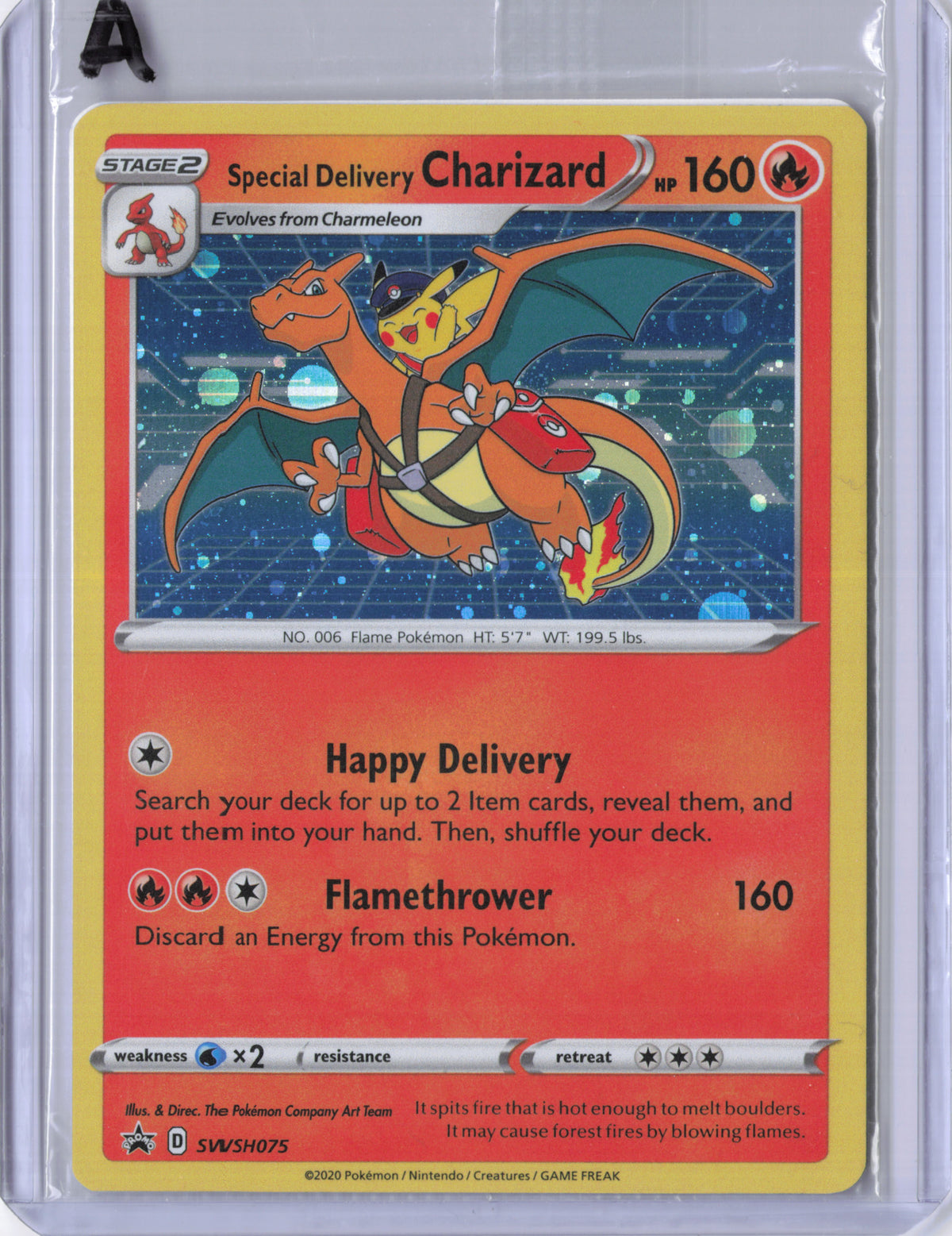 Special Delivery Charizard - SWSH075 - SWSH: Sword & Shield Promo Cards (SWSD)