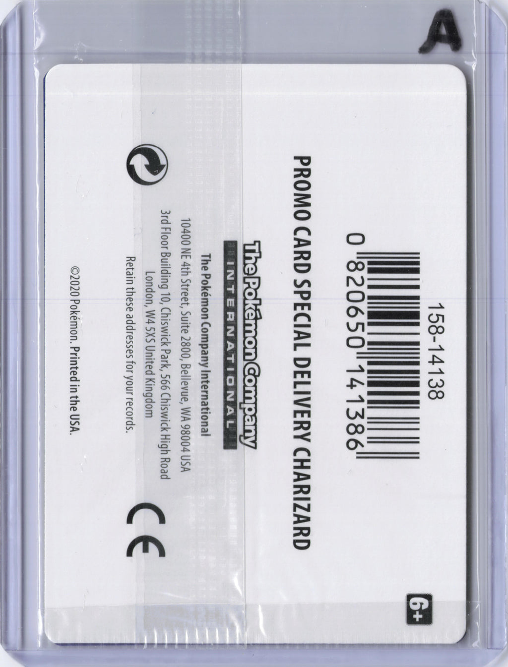 Special Delivery Charizard - SWSH075 - SWSH: Sword & Shield Promo Cards (SWSD)