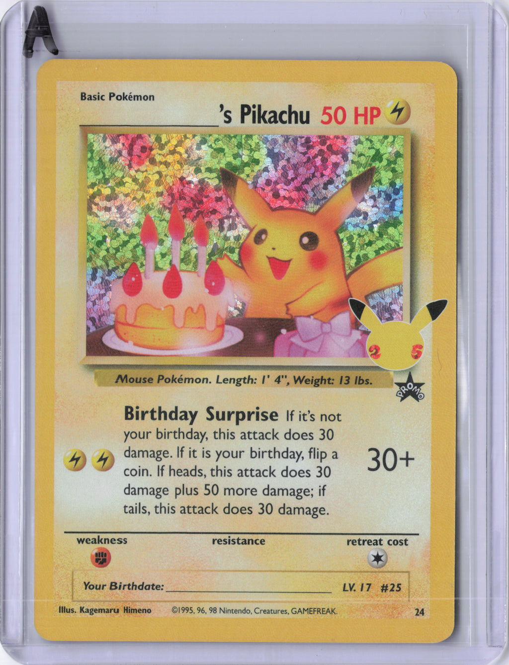 ______'s Pikachu - Celebrations: Classic Collection