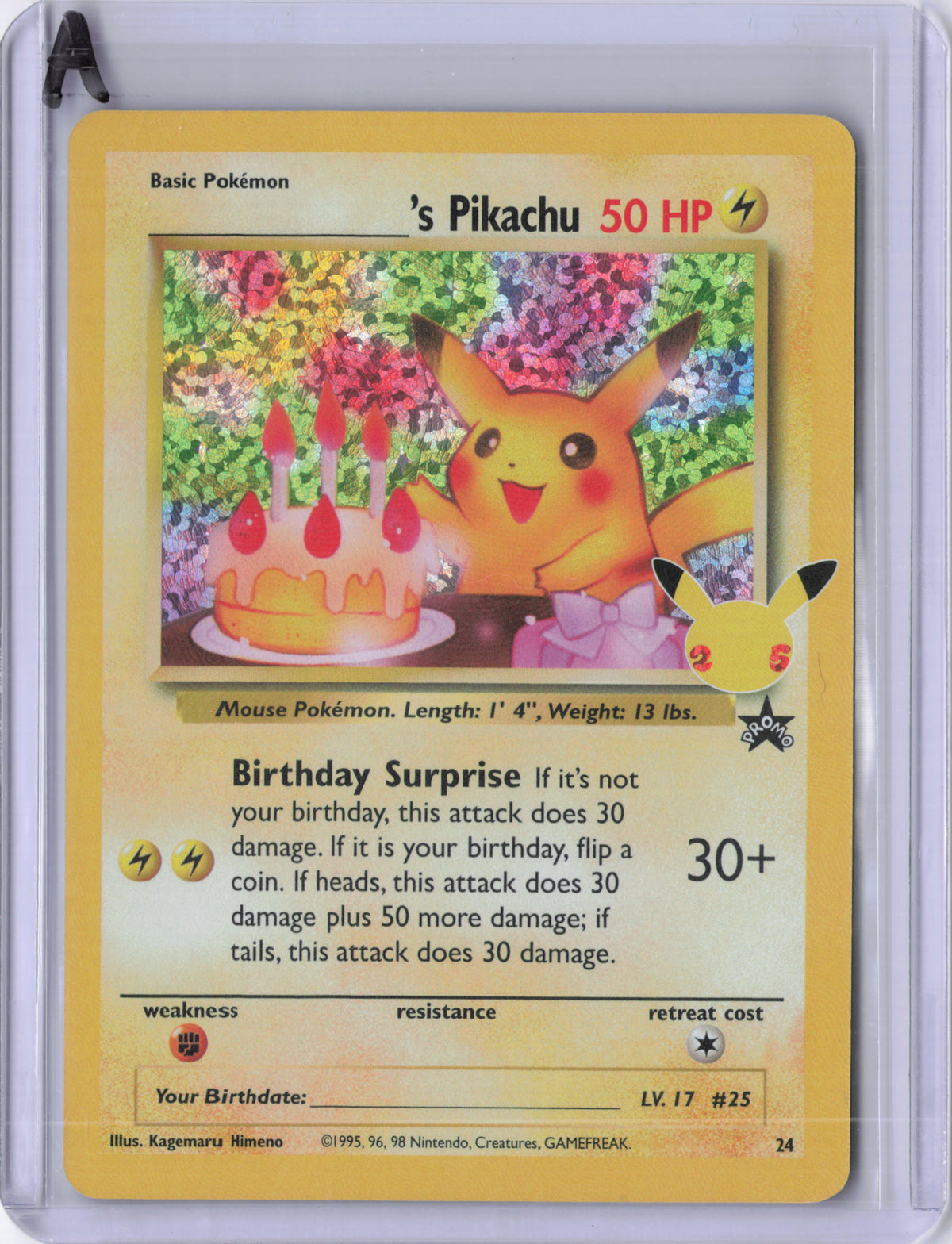 ______'s Pikachu - Celebrations: Classic Collection