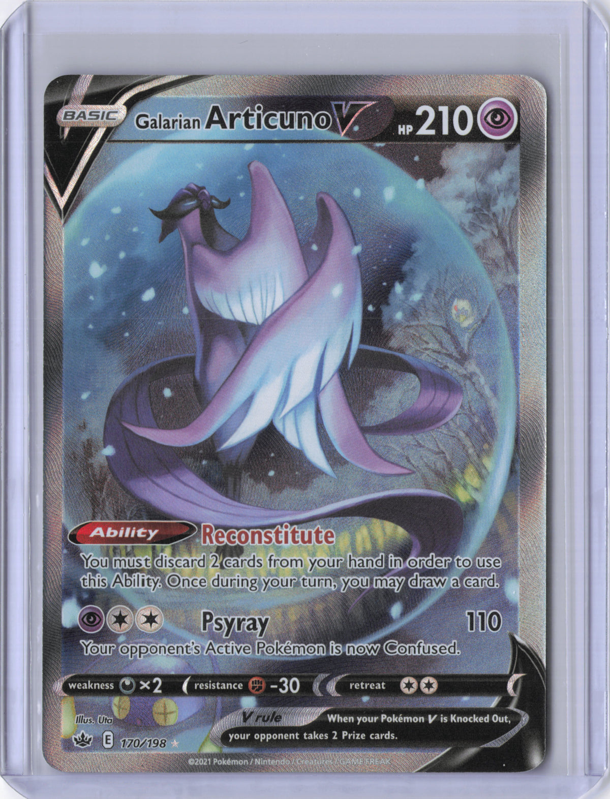 Galarian Articuno V (Alternate Full Art) - SWSH06: Chilling Reign (SWSH06)