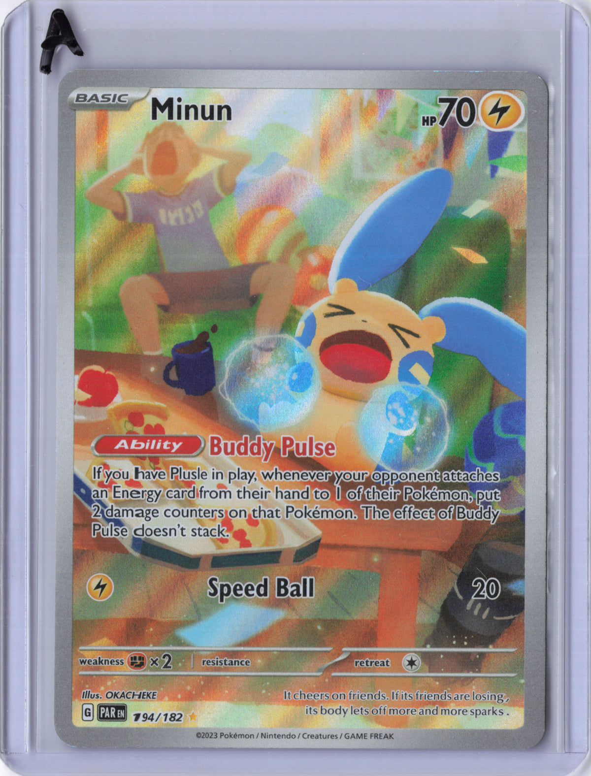 Minun - 194/182 - SV04: Paradox Rift (PAR)