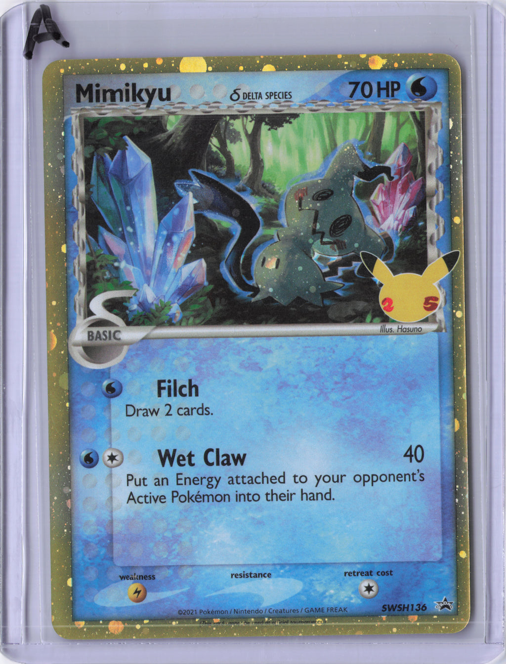 Mimikyu (Delta Species) - SWSH136 - SWSH: Sword & Shield Promo Cards