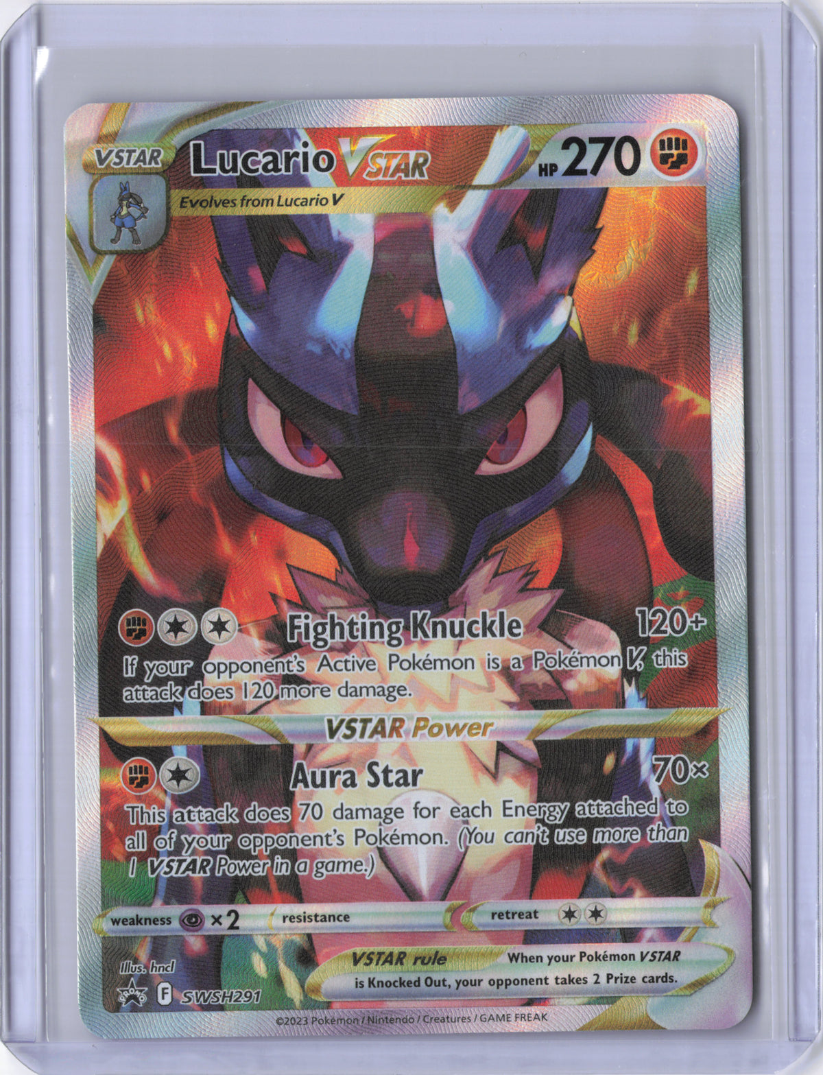 Lucario VSTAR - SWSH291 - SWSH: Sword & Shield Promo Cards (SWSD)