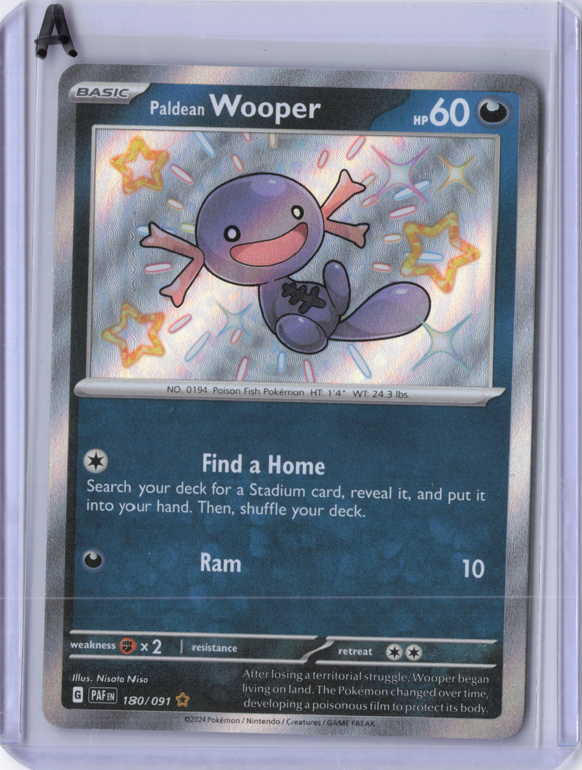 Paldean Wooper - 180/091 - SV: Paldean Fates