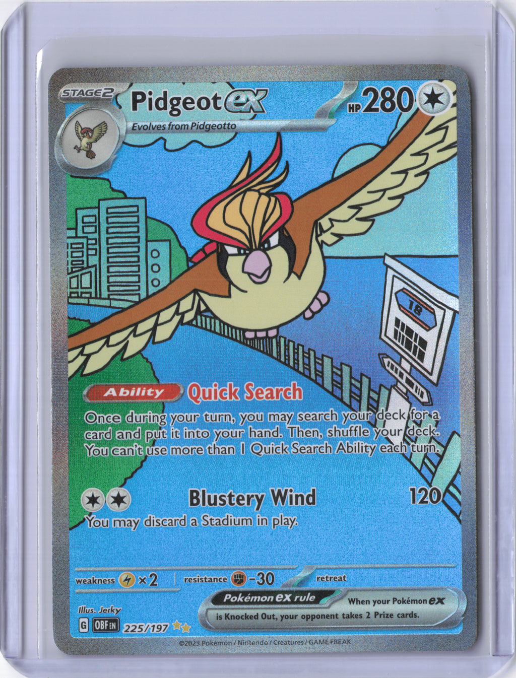 Pidgeot ex - 225/197 - SV03: Obsidian Flames (OBF)